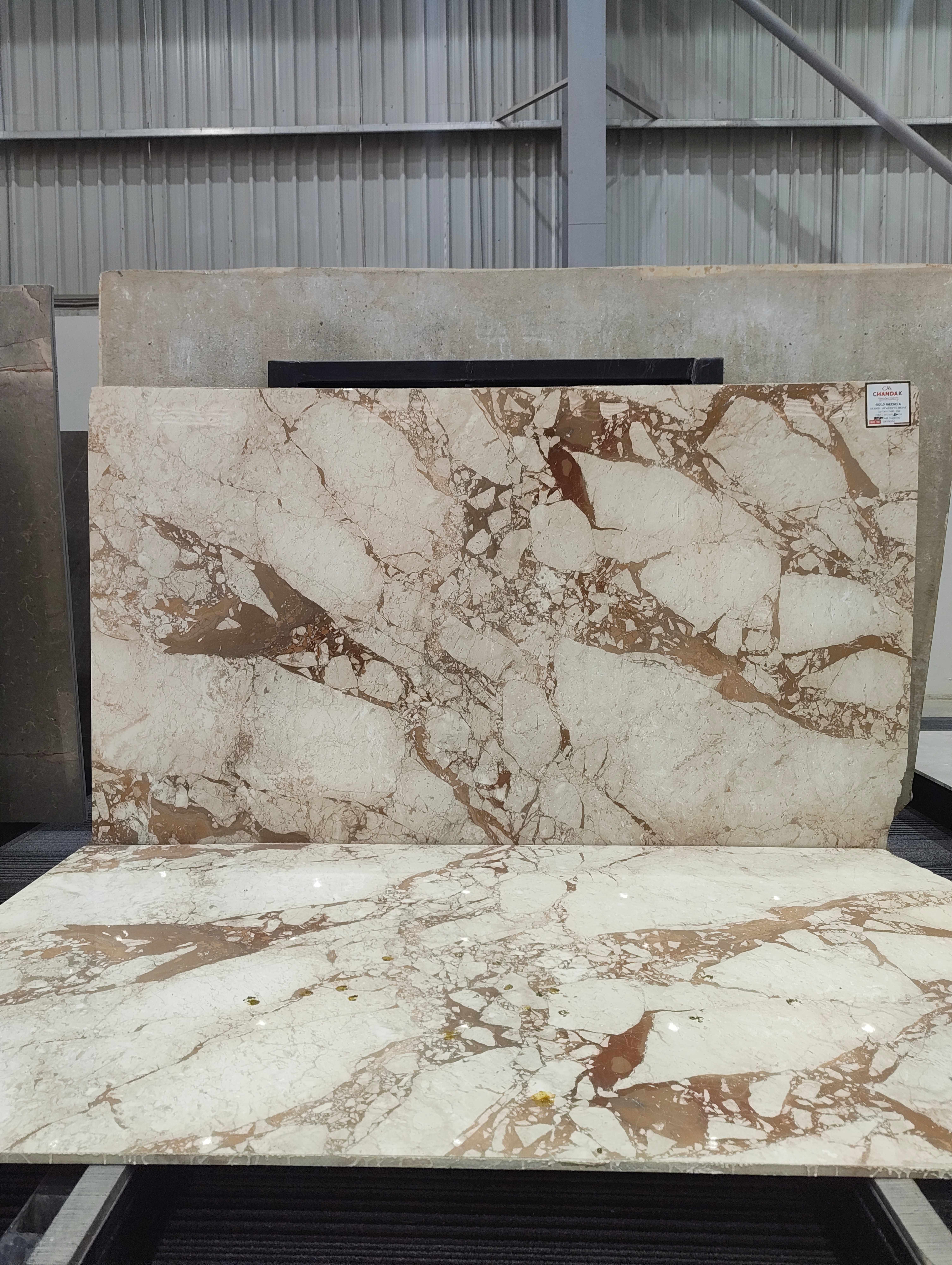 Gold Brescia full lot view