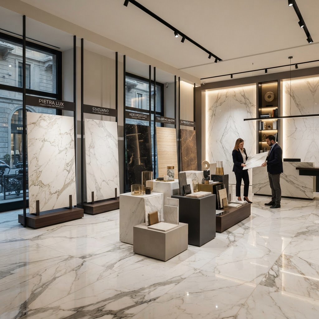 Premium marble showroom — Chandak Marble collections