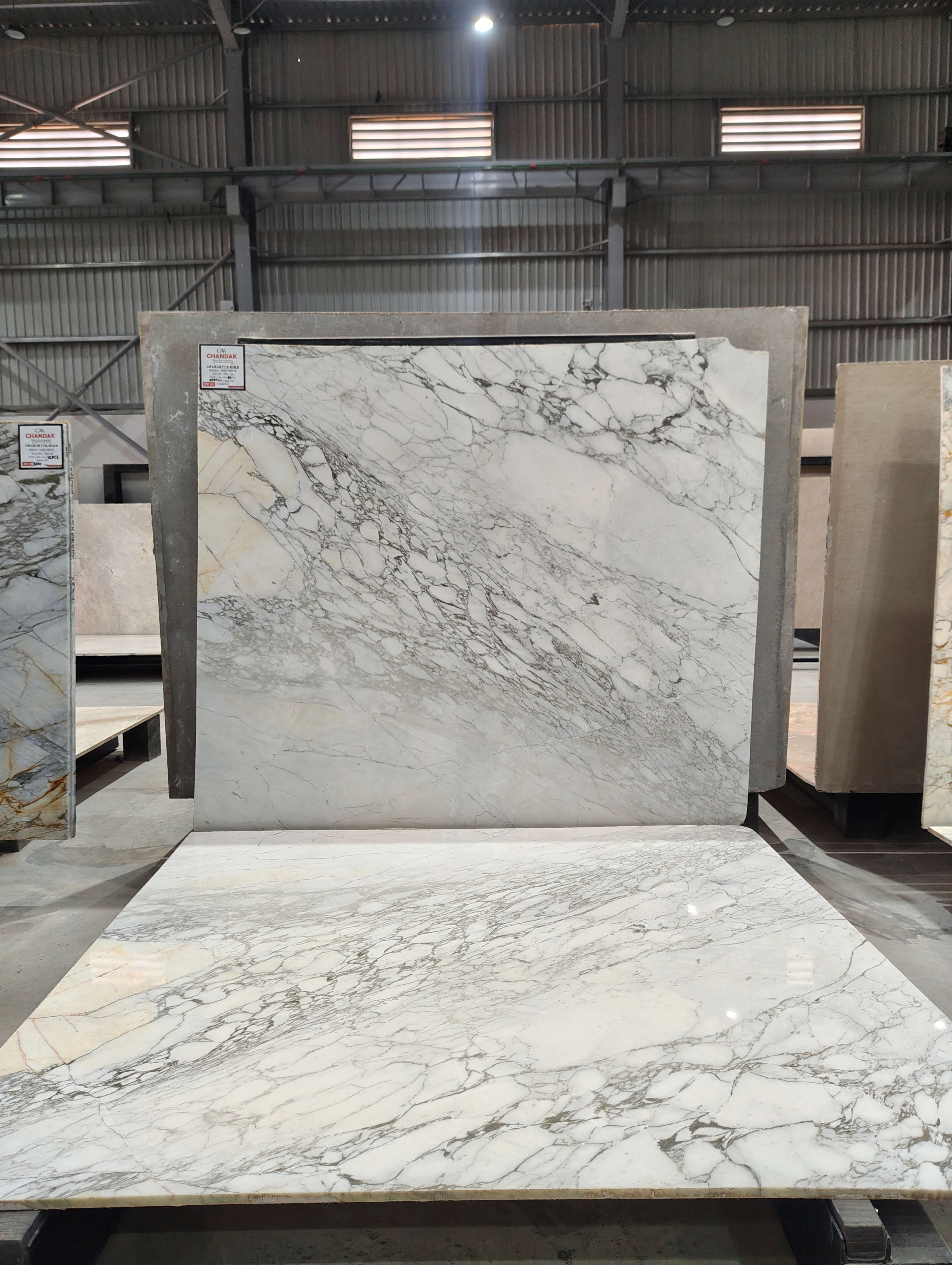 Calacutta White full lot view