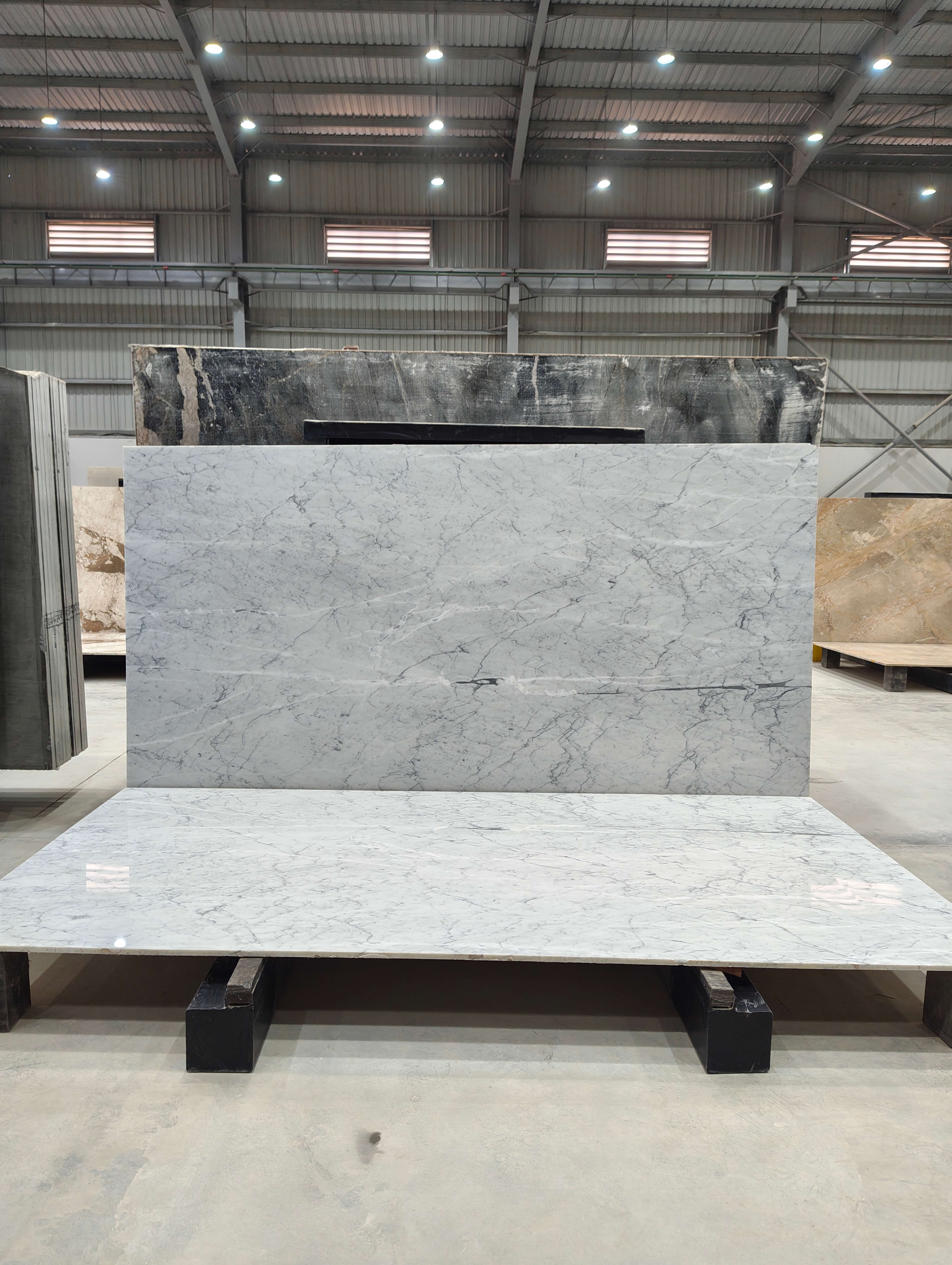 Cararra White full lot view